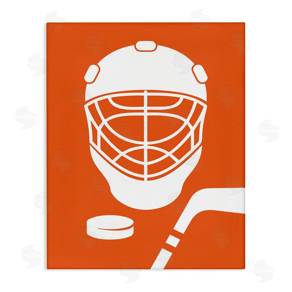 stupell industries Melody Hogan | Minimal Ice Hockey Gear Wall Art