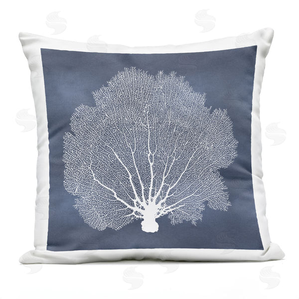 Stupell Industries Melonie Miller | Abstract Coral Sea Vegetation Printed Throw Pillow