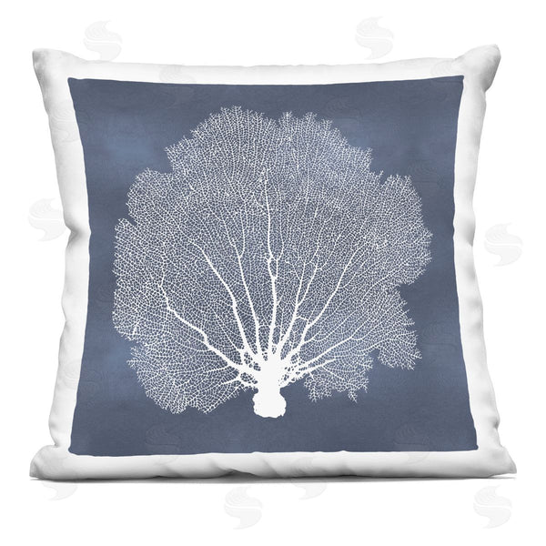 stupell industries Melonie Miller | Abstract Coral Sea Vegetation Printed Throw Pillow