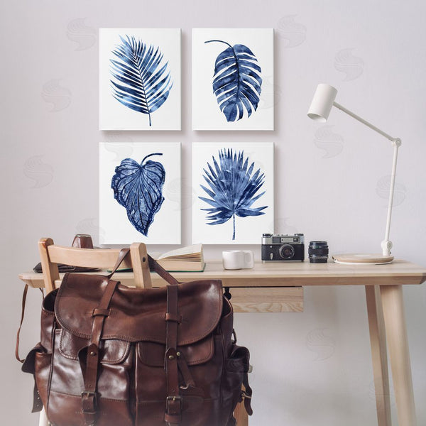 Stupell Industries Melonie Miller | Varied Leaves Simple Botanical Plant Wall Art