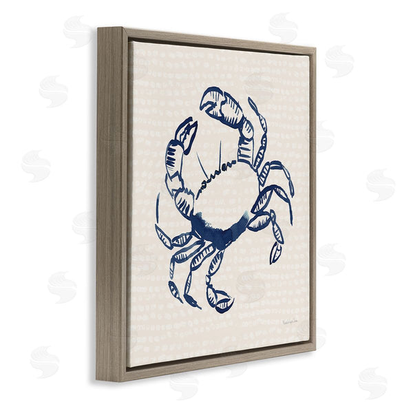 Stupell Industries Mercedes Lopez Charro | Aquatic Crab On Beige