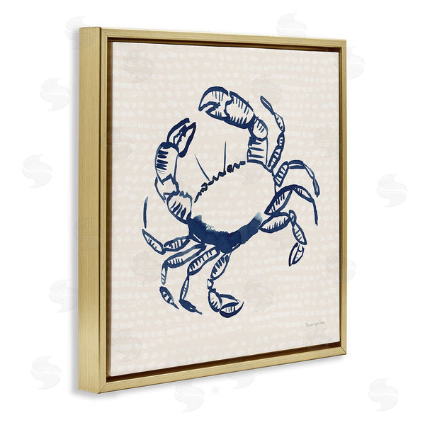 Stupell Industries Mercedes Lopez Charro | Aquatic Crab On Beige