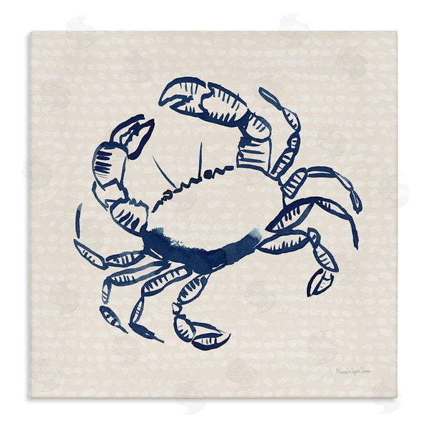 stupell industries Mercedes Lopez Charro | Aquatic Crab on Beige
