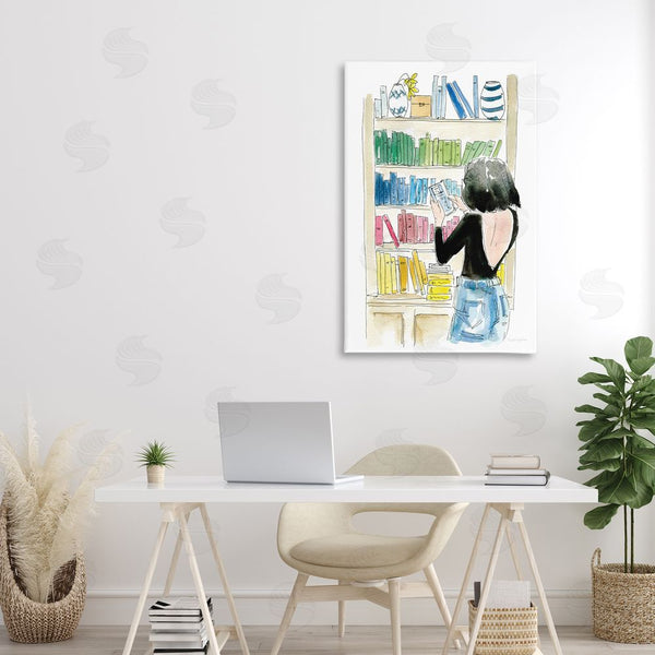 Stupell Industries Mercedes Lopez Charro | Browsing Home Library Wall Art