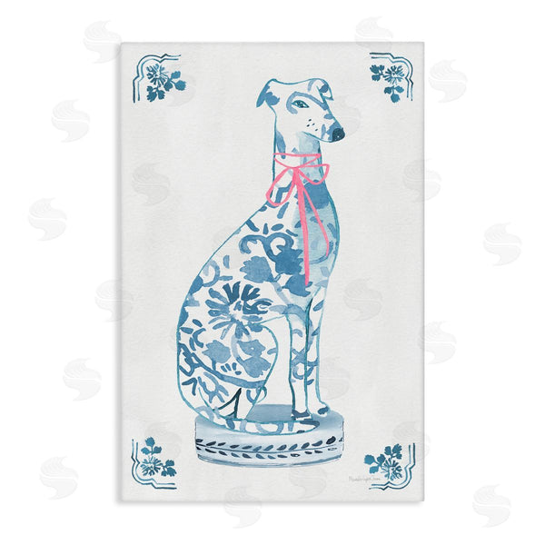 stupell industries Mercedes Lopez Charro | Chinoiserie Dog Statue