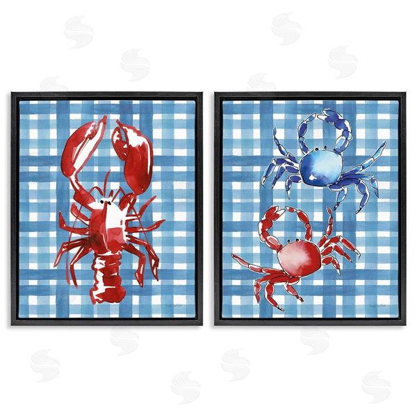 Stupell Industries Mercedes Lopez Charro | Coastal Cuisines On Plaid