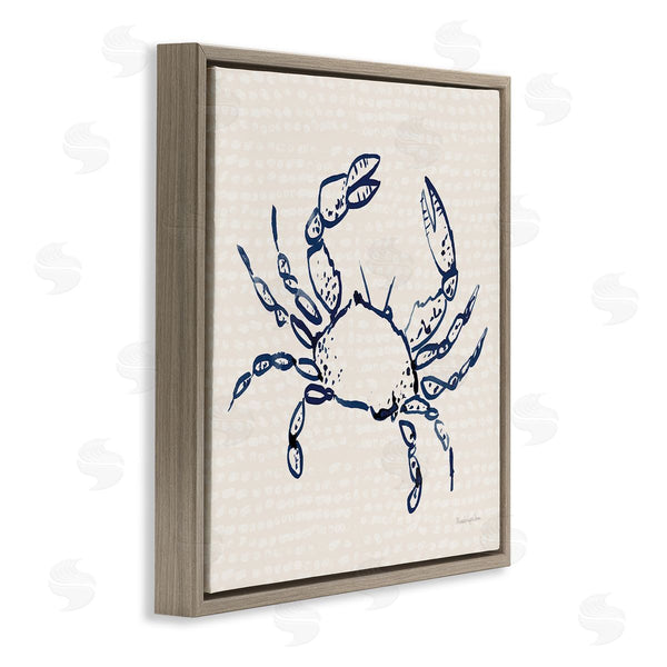 Stupell Industries Mercedes Lopez Charro | Crab With Dotted Background