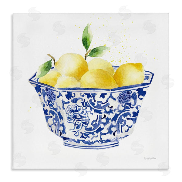 stupell industries Mercedes Lopez Charro | Elegant Bowl of Lemons Wall Art