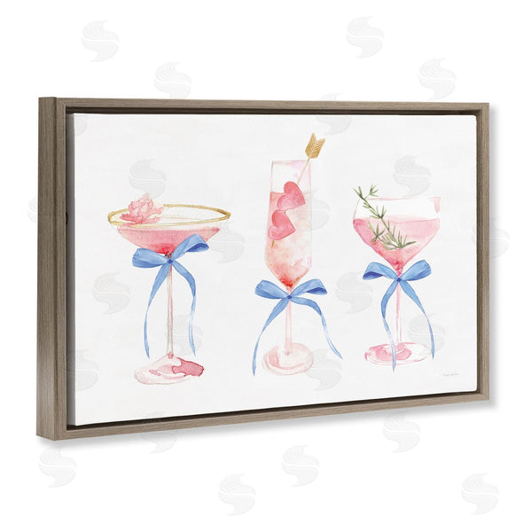 Stupell Industries Mercedes Lopez Charro | Flirty Champagne Cocktails