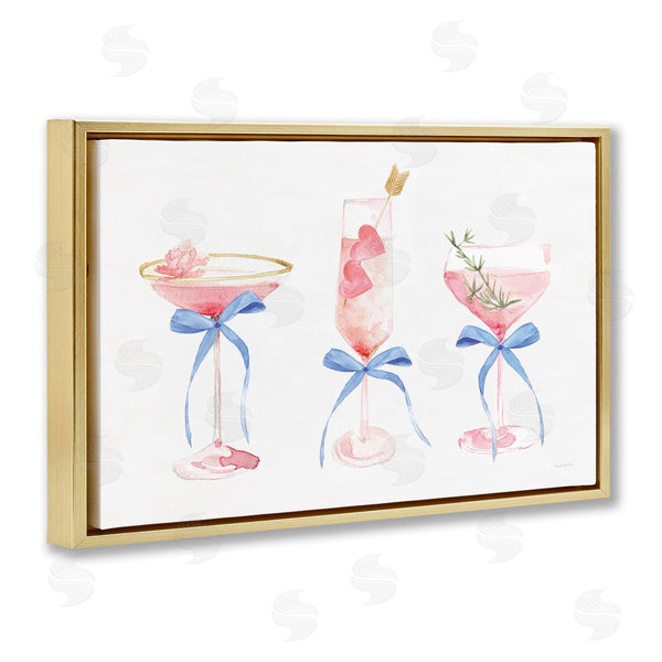 Stupell Industries Mercedes Lopez Charro | Flirty Champagne Cocktails