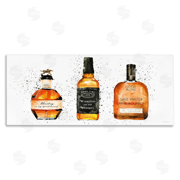 stupell industries Mercedes Lopez Charro | Funny Phrases Whiskey Bottles Wall Art