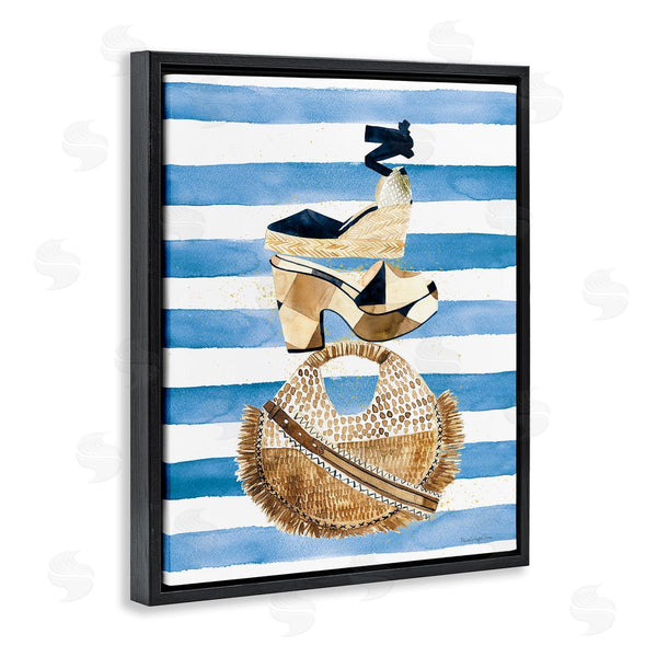 Stupell Industries Mercedes Lopez Charro | Stacked Fashion Shoes Wall Art