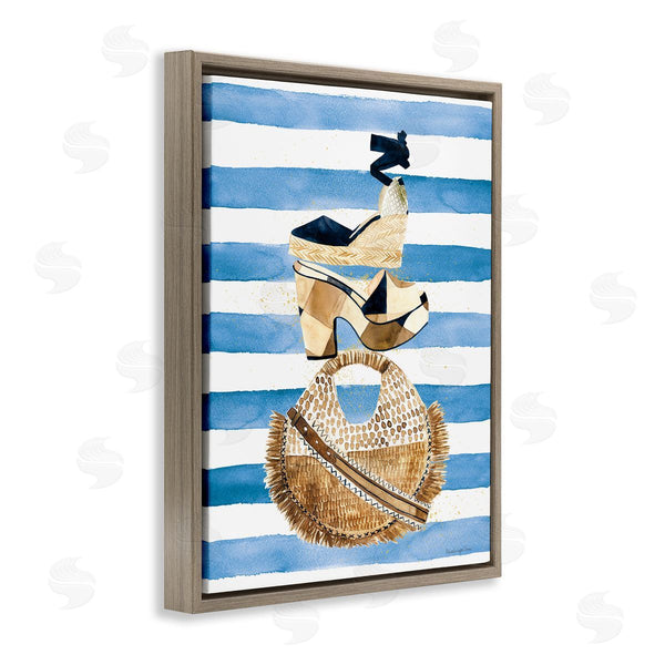 Stupell Industries Mercedes Lopez Charro | Stacked Fashion Shoes Wall Art