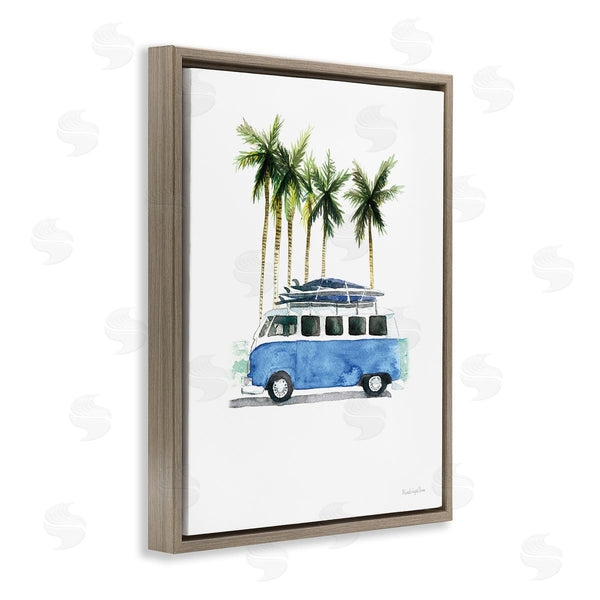 Stupell Industries Mercedes Lopez Charro | Summer Minibus Vacation Wall Art