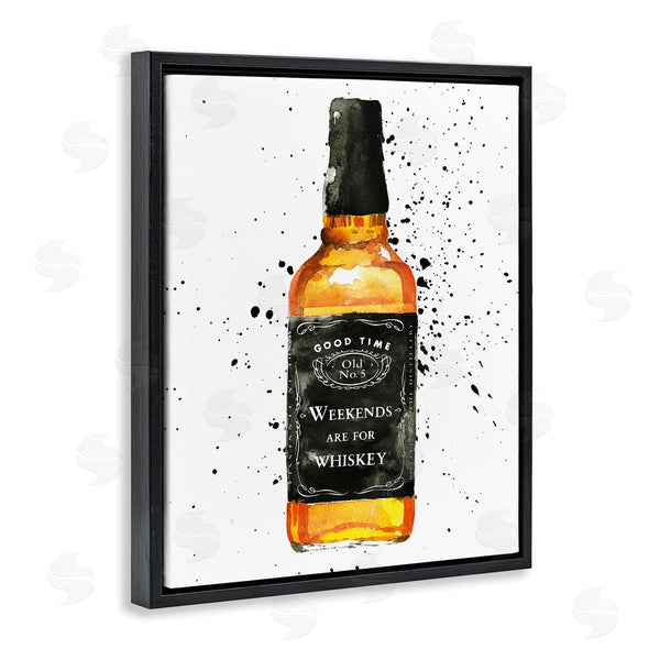 Stupell Industries Mercedes Lopez Charro | Weekends Are For Whiskey Wall Art