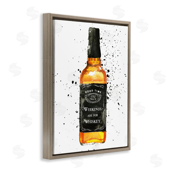 Stupell Industries Mercedes Lopez Charro | Weekends Are For Whiskey Wall Art