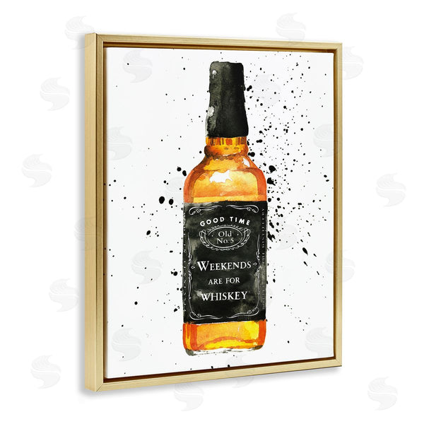 Stupell Industries Mercedes Lopez Charro | Weekends Are For Whiskey Wall Art
