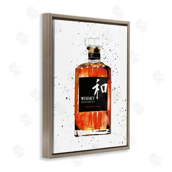 Stupell Industries Mercedes Lopez Charro | Whisky Business Quote Wall Art