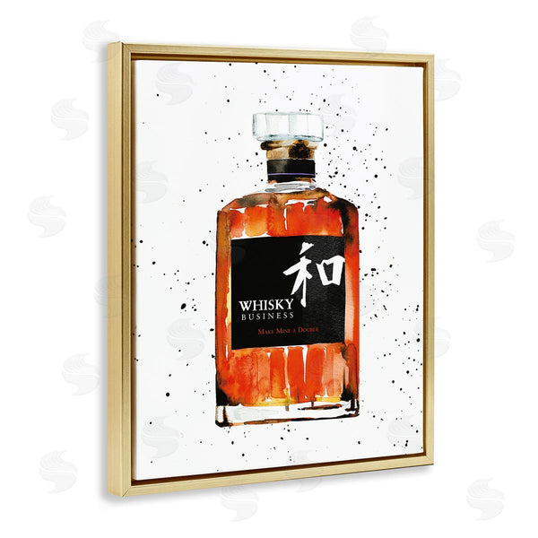 Stupell Industries Mercedes Lopez Charro | Whisky Business Quote Wall Art