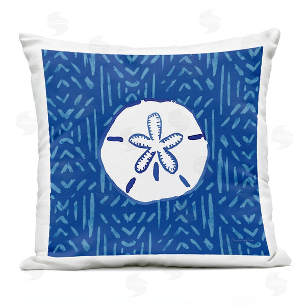 Stupell Industries Mercedes Lopez Charro | White Sand Dollar Printed Throw Pillow