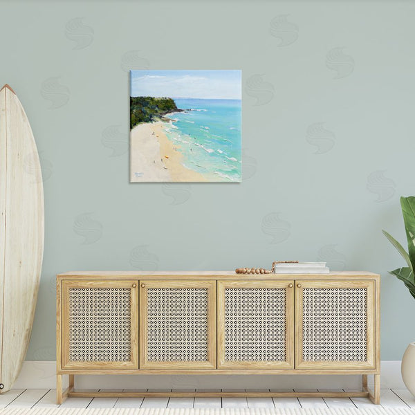 Stupell Industries Meredith Howse | Aerial Beachgoers Painting Wall Art