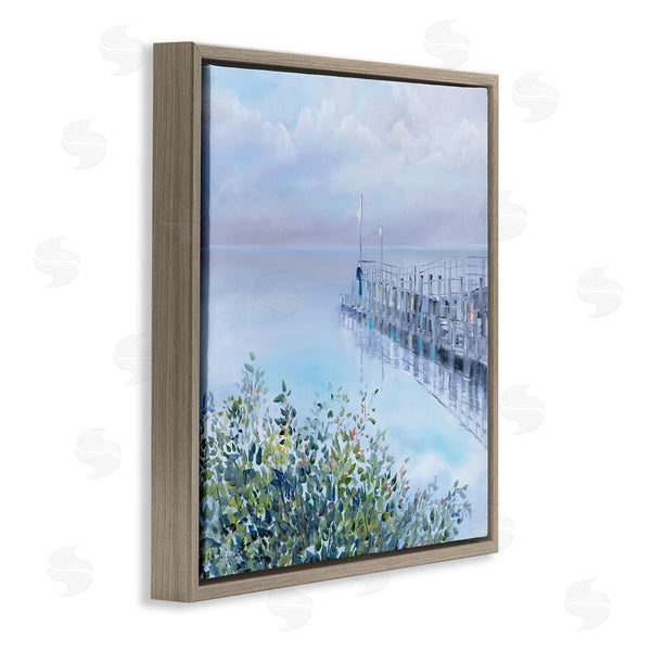 Stupell Industries Meredith Howse | Foggy Harbor Dock