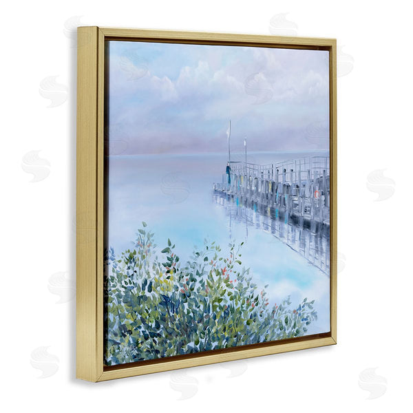 Stupell Industries Meredith Howse | Foggy Harbor Dock