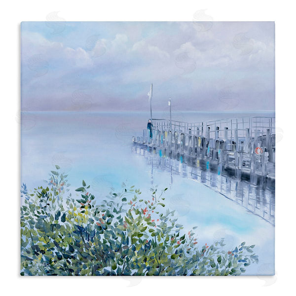 stupell industries Meredith Howse | Foggy Harbor Dock