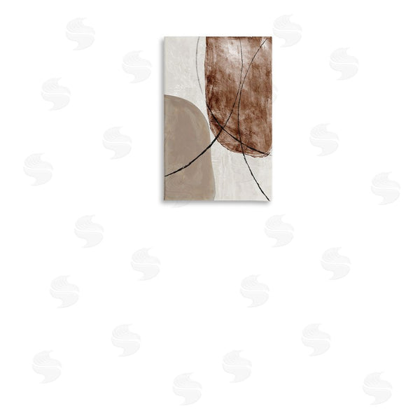Stupell Industries Merri Pattinian | Taupe & Brown Abstract Wall Art