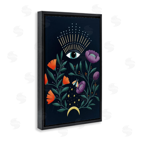 Stupell Industries Metka Hiti | Mystical Floral Evil Eye