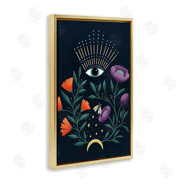 Stupell Industries Metka Hiti | Mystical Floral Evil Eye