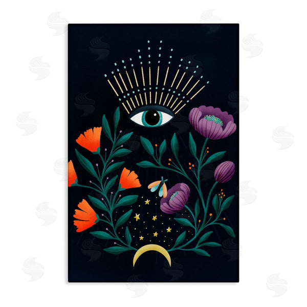 stupell industries Metka Hiti | Mystical Floral Evil Eye