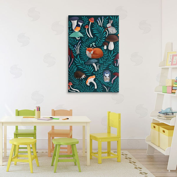 Stupell Industries Metka Hiti | Woodland Animals & Botanical Sprigs Wall Art