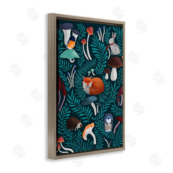 Stupell Industries Metka Hiti | Woodland Animals & Botanical Sprigs Wall Art