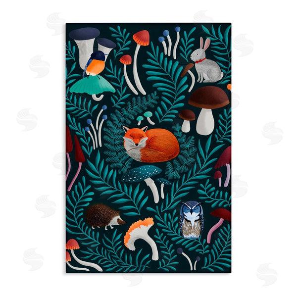 stupell industries Metka Hiti | Woodland Animals & Botanical Sprigs Wall Art