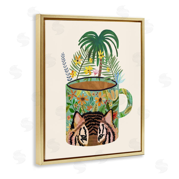 Stupell Industries Mia Charro | Tropical Mug With Tiger
