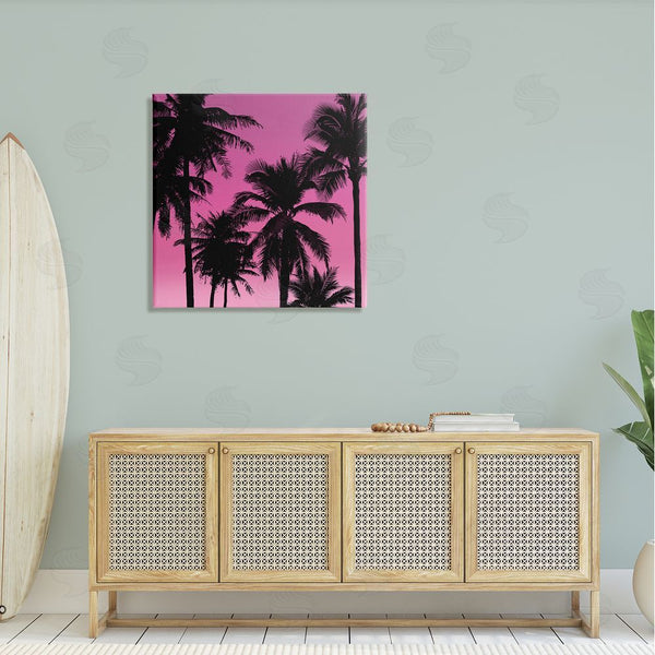 Stupell Industries Mia Jensen | Palm Trees Sunset Silhouette Wall Art