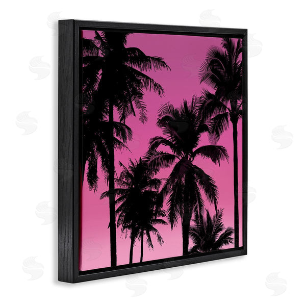 Stupell Industries Mia Jensen | Palm Trees Sunset Silhouette Wall Art
