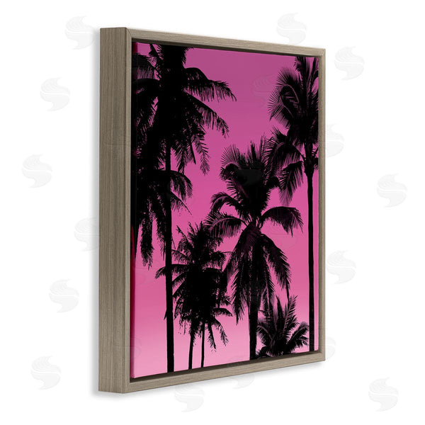 Stupell Industries Mia Jensen | Palm Trees Sunset Silhouette Wall Art