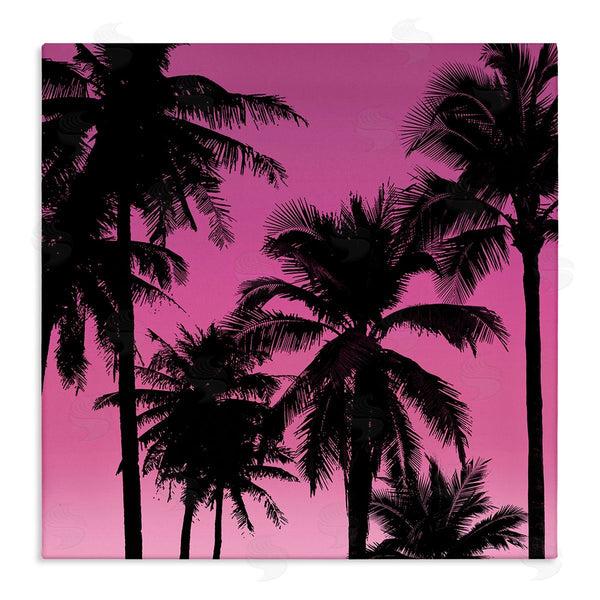 stupell industries Mia Jensen | Palm Trees Sunset Silhouette Wall Art