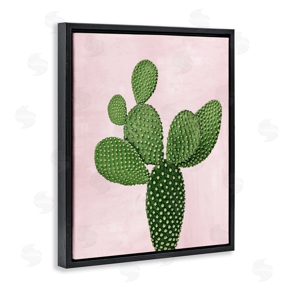 Stupell Industries Mia Jensen | Prickly Pear Over Pastel Pink