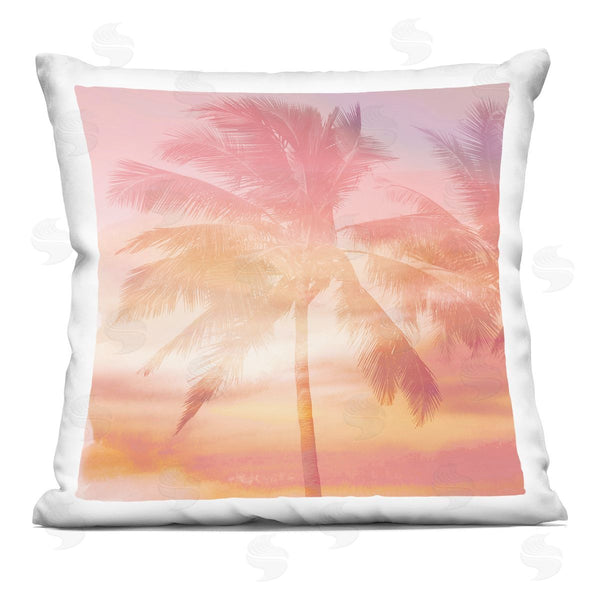 stupell industries Mia Jensen | Summer Sunset Palm Trees Printed Throw Pillow