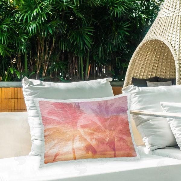 Stupell Industries Mia Jensen | Tropical Palms Sunrise