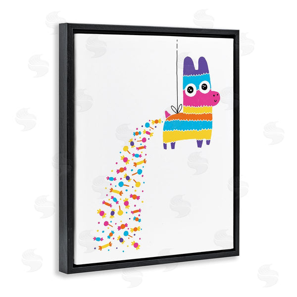 Stupell Industries Michael Buxton | Party Pinata With Rainbow Candy