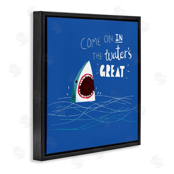 Stupell Industries Michael Buxton | The Waters Great Funny Shark