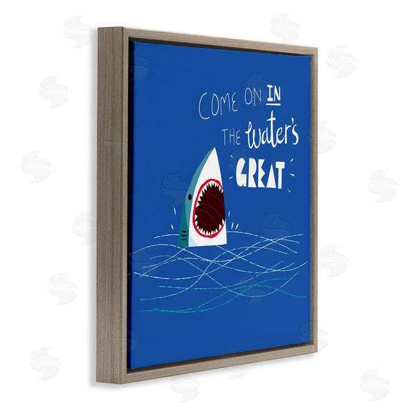 Stupell Industries Michael Buxton | The Waters Great Funny Shark