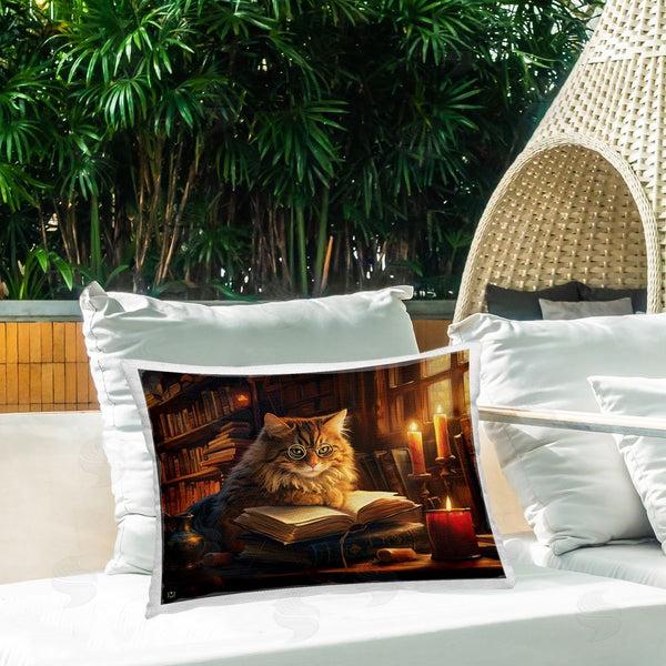 Stupell Industries Michael David Ward | Cat Reading Cozy Library
