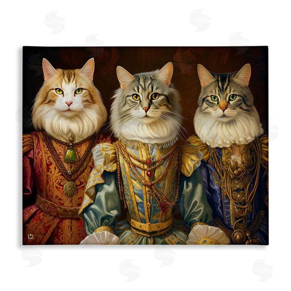 stupell industries Michael David Ward | Regal Cat Trio Wall Art