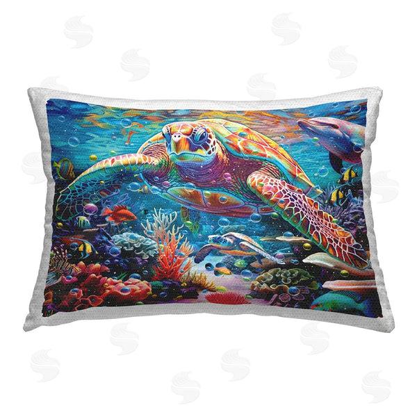 Stupell Industries Michael David Ward | Turtle With Underwater Bubbles