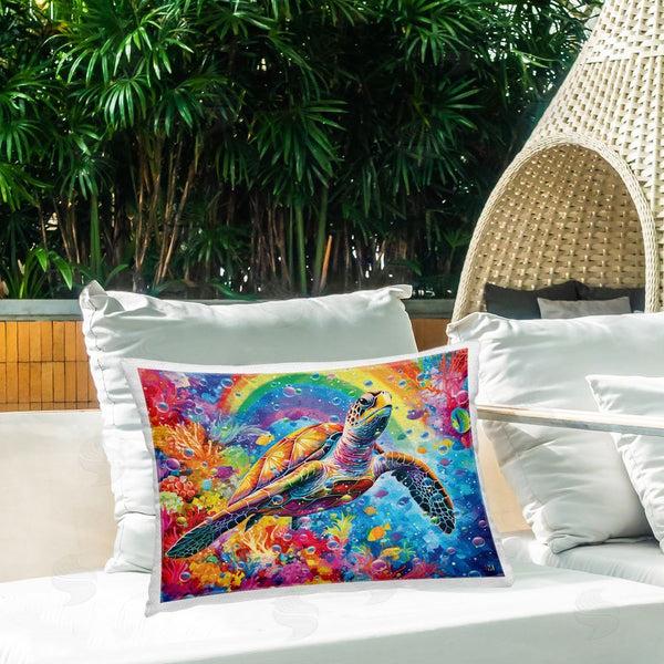 Stupell Industries Michael David Ward | Underwater Turtle & Rainbow